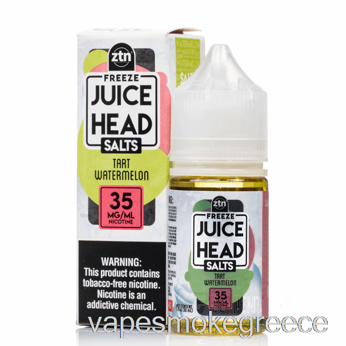 Vape Greece Freeze Tart καρπούζι - άλατα κεφαλής χυμού - 30ml 50mg